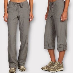 The North Face Women’s Hiking Gray Nylon Outdoor Trail Pants | Size 6 Short